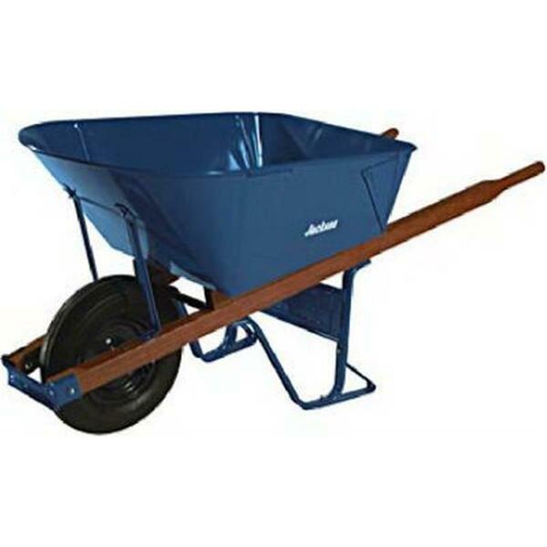 Jackson Professional Tools 5.75 Cu. Ft. Steel Folded Tray Wheelbarrow 027-M11T22